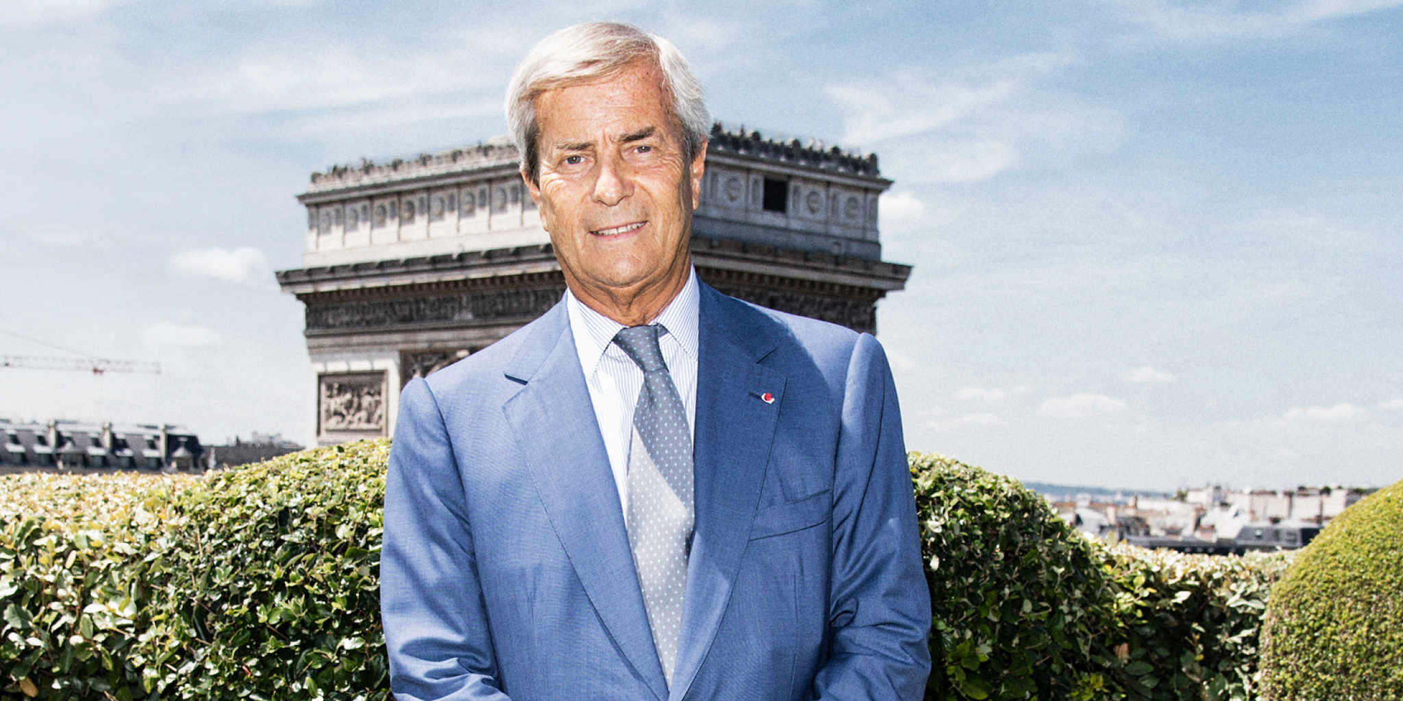 Info - La LFP a validé une proposition de la chaine Canal Plus qui récupère l'intégralité des droits de la L1 et de la L2 - Vincent Bolloré - Remise du prix Bretagne ou prix Breizh, parrainé par le groupe Bolloré au siège de Vivendi à Paris le 26 juin 2017. © Pierre Perusseau / Bestimage